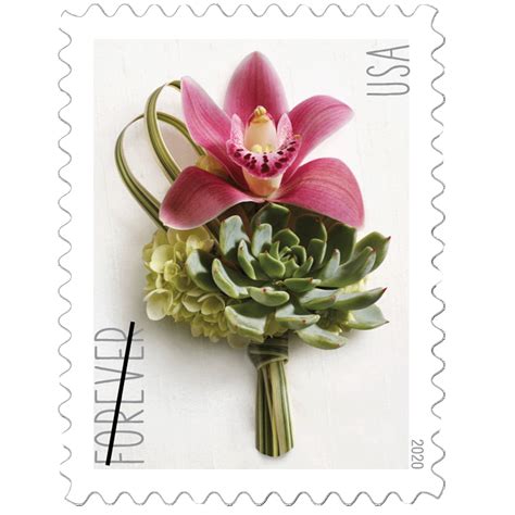 Contemporary Boutonniere Sheet Of 20 Usps First Class Forever Postage