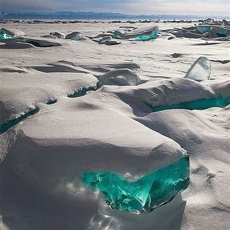 Turquoise Ice Lake Baikal Russia Photo By ©alexey Trofim Flickr