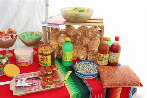Mexican Theme Candy Table Cant Miss Out The Churros Mexican Party