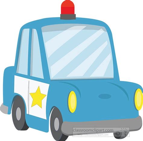 Emergency Clipart Police Car Cartoon Vector Clipart Classroom Clipart