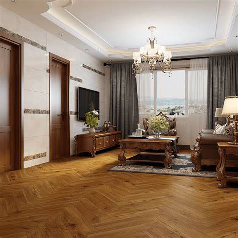 £12.99 m ² was £14.99 m². Emperor 12mm Laminate Flooring Golden Walnut Herringbone Oak | NIVAFLOORS.COM