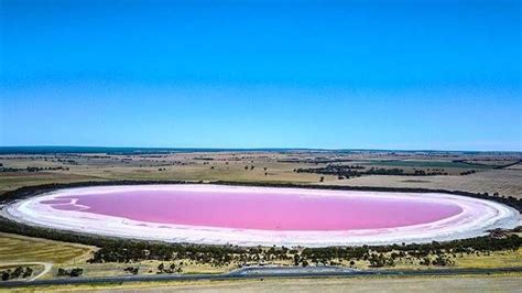 Pink Lake Dimboola Pink Lake Lake Beautiful Places