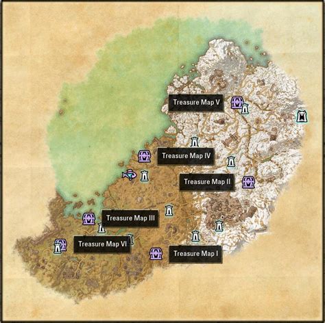 Eso Wrothgar Treasure Map Maps Database Source