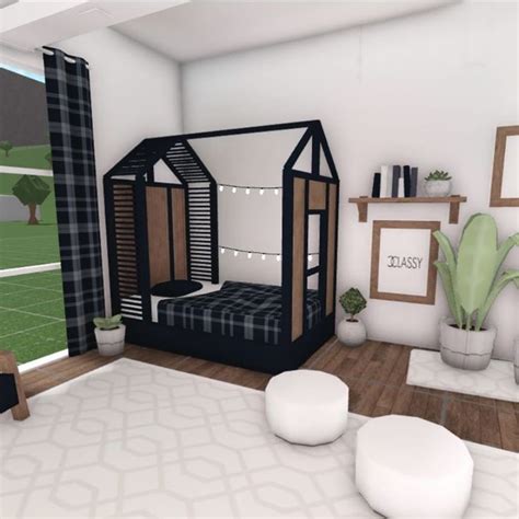 K Modern Bedroom Bloxburg ROBLOX Speedbuild YouTube Interiores De Casas Minimalistas