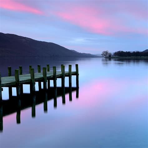 Pier Lake District Evening 4k Ipad Pro Wallpapers Free Download