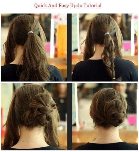 Quick And Easy Updo Hairstyles How To