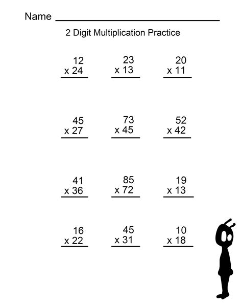 Printable Multiplication Worksheets 4th Grade Printable