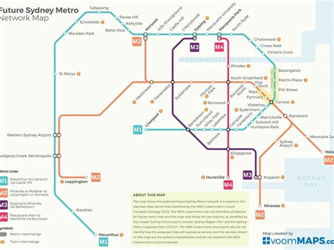 What The Sydney Metro Network Could Look Like In 2056 Daily Telegraph