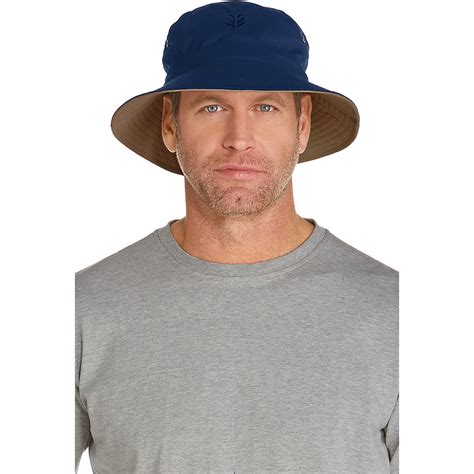 Coolibar Upf 50 Mens Reversible Bucket Hat Ebay