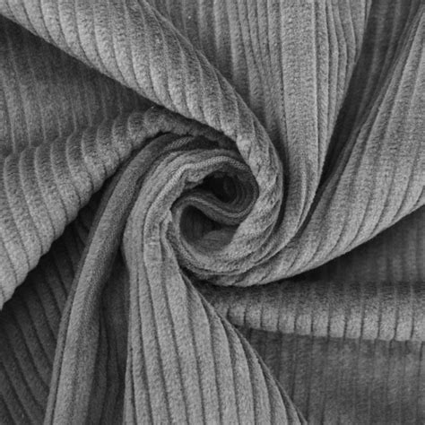 Corduroy Grey Fabrics Hemmers