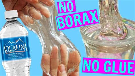 Water Slime How To Make Clear Slime Without Glue Without Borax
