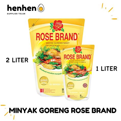 Jual Minyak Goreng Rose Brand Refill 1 Liter 2 Liter Shopee Indonesia