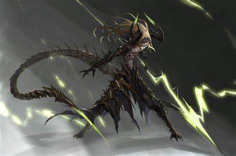 ArtStation - Stormborn dragon warrior, Cham s