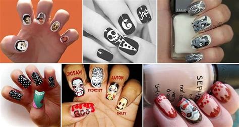 11 Awesome Horror Movie Inspired Nail Art Designs