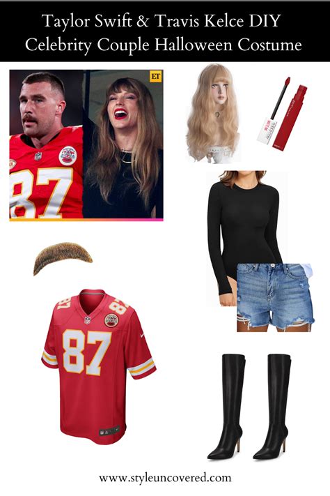 Diy Taylor Swift And Travis Kelce Costume For Halloween Style Uncovered