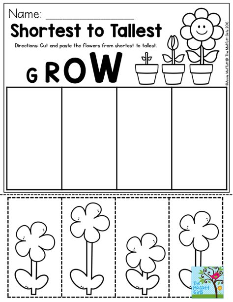 Free Garden Printables For Preschoolers