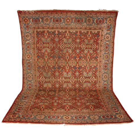 Large Antique Fine Orient Rug Carpet Hand Knotted For Sale At 1stdibs