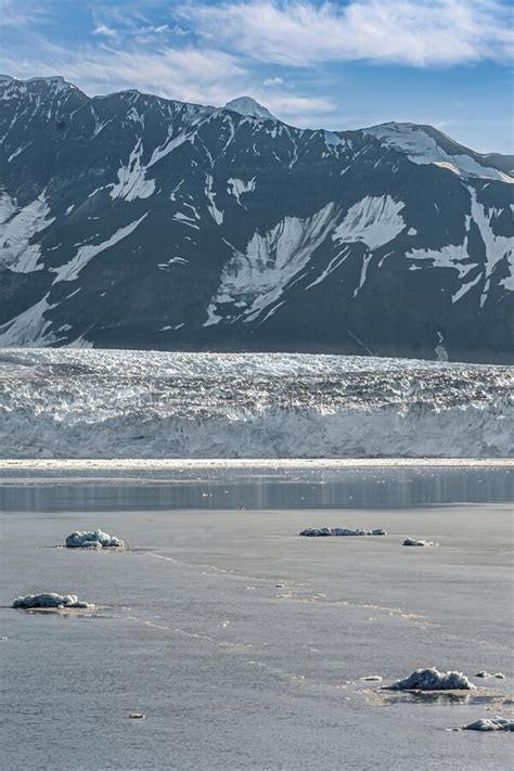 Floating Ice In Front Of Hubbard Glacier Disenchantment Bay Alaska