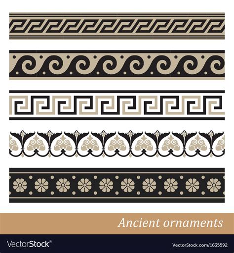 old greek ornament royalty free vector image vectorstock