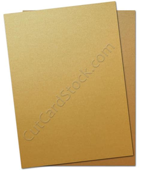 Stardream Metallic Antique Gold 105lb Cardstock 85x11 25 Pk