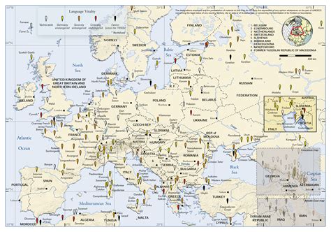 Map Of The Day The Endangered Languages Of Europe The Sounding Line