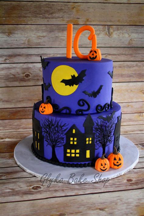 No buttercream at all in this one.…» 13 Ghoulishly Festive Halloween Birthday Cakes - Southern ...