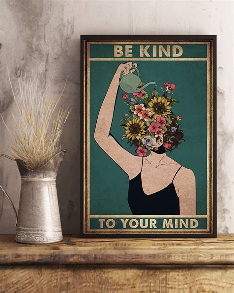 Mental Be Kind To Your Mind Unframed Vertical Poster Posters Art
