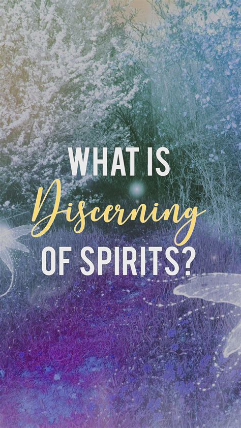 Purpose Of Discerning Of Spirits Artofit