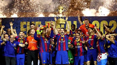 Ehf Champions League El Fc Barcelona Conquista Su D Cima