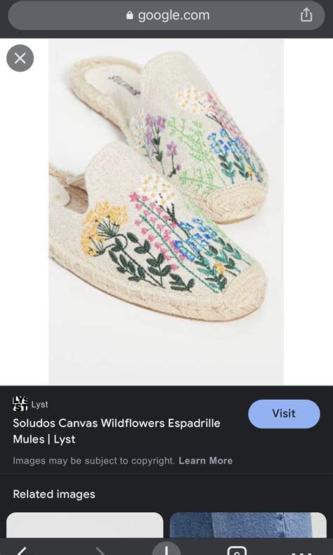 Soludus Wildflowers Espadrille Mules Womens Fashion Footwear Flats