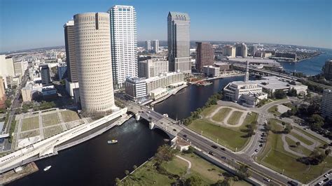 Downtown Tampa And The Hillsborough River Shot From University Of