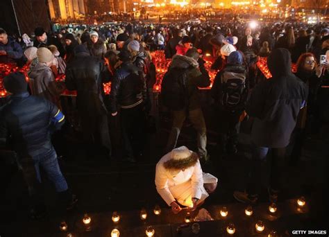 Ukraine Accuses Russia Over Maidan 2014 Killings Bbc News