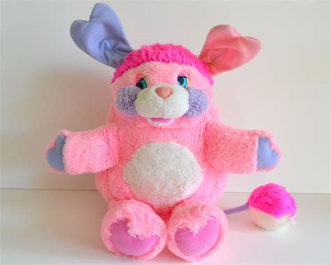 Vintage Popple Party Pink Stuffed Plush Animal Soft Toy Large Etsy