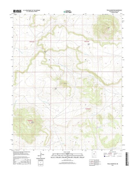 Mytopo Tinaja Mountain New Mexico Usgs Quad Topo Map