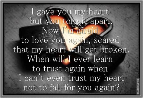 Remember it was you that broke my heart. You Broke My Trust Quotes. QuotesGram