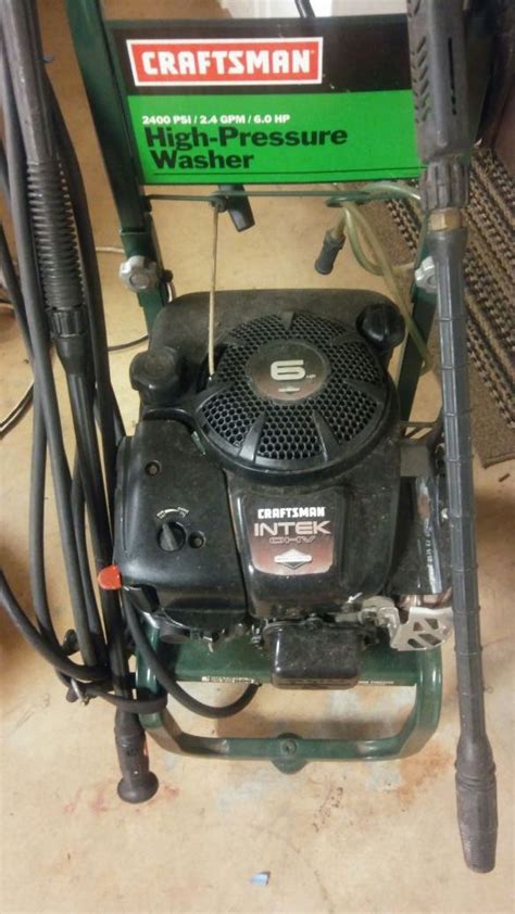 Craftsman 2400 Psi 6 Hp High Pressure Washer With 2 Wands And Hoses