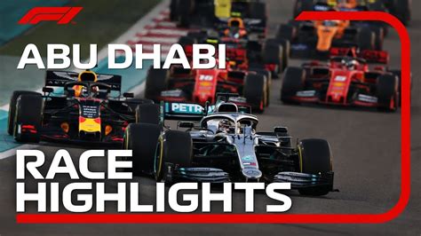 2019 Abu Dhabi Grand Prix Race Highlights Youtube