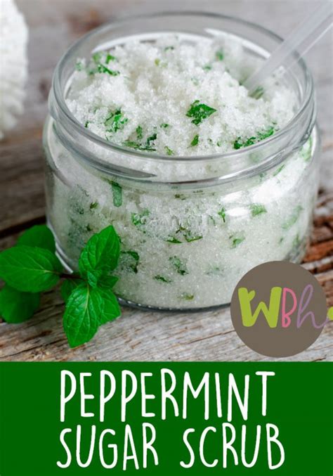 Peppermint Sugar Scrub Recipe Peppermint Sugar Scrubs Aromatherapy