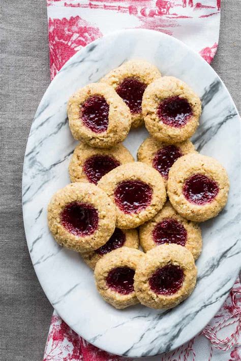 Jam Thumbprint Cookies Healthy Seasonal Recipes