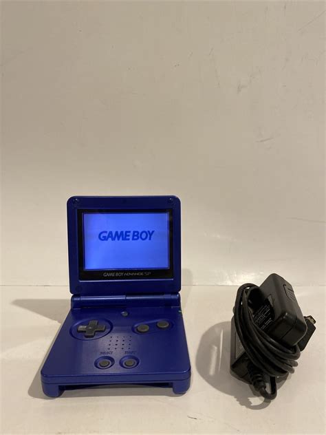 Nintendo Gameboy Sp Advance Gba Sp Cobalt Blue Handheld System Ags 001