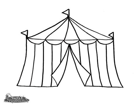 Circus Tent Coloring Sheet Coloring Pages