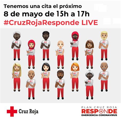 cruz roja española celebra un evento en directo en sus redes sociales cruzrojarespondelive