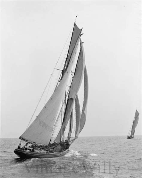 Vintage Sailing Yachts Prints The Beauty Of Wind Sail And Sea