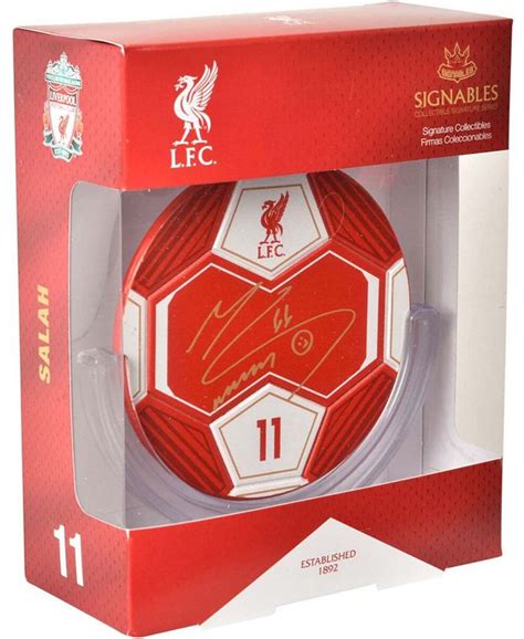 Signables Red Mohamed Salah Liverpool Signature Series Collectible Macys