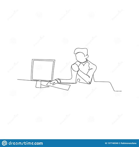 Person Behind Computer Stock Illustrations - 1,374 Person Behind ...