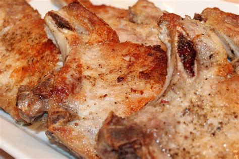 Thin chops tend to always dry up when baked. ~ The Art of Frying the Perfect 