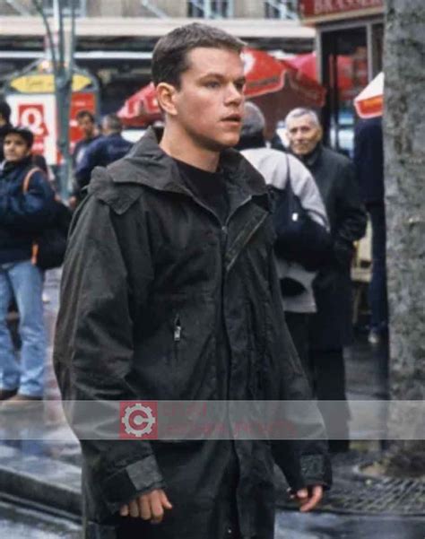 Matt Damon Jacket The Bourne Identity Jason Bourne Jacket