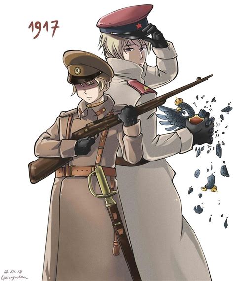 Russian Revolution 1917 By Oprisnyashka On Deviantart Hetalia Russian Revolution Anime Military