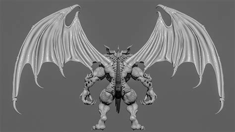 Demon Creature Zbrush 3d Model Obj Ztl