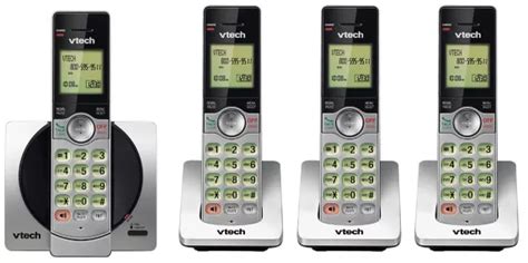 Vtech 4 Handset Cordless Phone System With Caller Id Canadian Tire